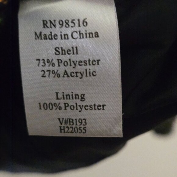 Coldwater Creek Colorful Tweed Black Multi Fully Lined 3 Button Blazer Size PL - Picture 6 of 6